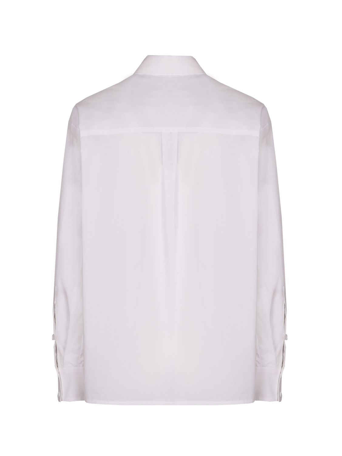 Белая рубашка из хлопка классическая
